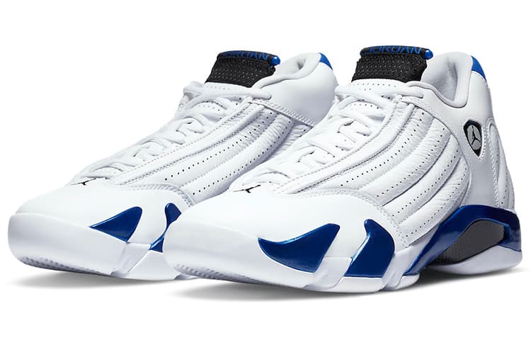 JORDAN 14 Retro White Hyper Royal 6