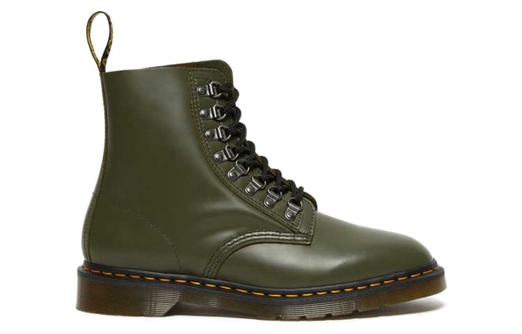 Dr.Martens 1460 Pascal Verso Stylish Simplicity Waterproof Wear resistant Mid Tops Martin Boots Couple Style Green 3