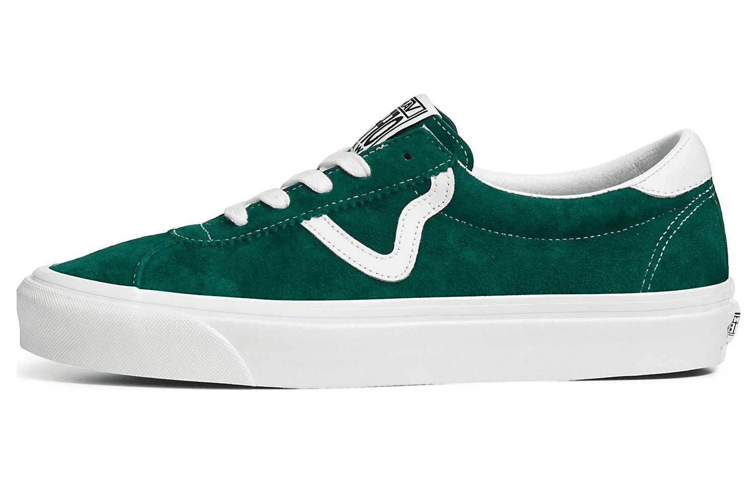 Vans Style 73 Pig Suede Slip-Resistant Wear-Resistant Low-Top Skateboard Shoes Unisex Green White