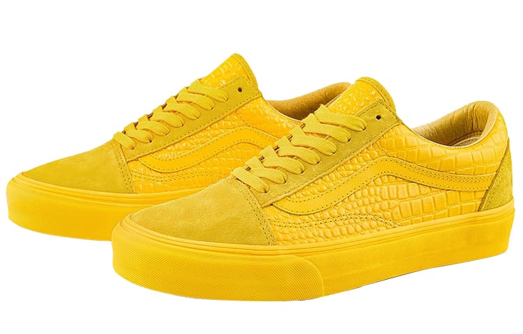 Vans Old Skool Vlt Lx 'Croc Skin   Lemon Chrome' 4