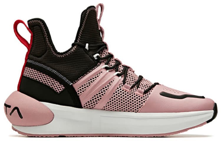 Dragon Ball x Anta Cushioning Anti-Slip And Wear-Resistant Mid-Top Basketball Shoes Women's Black Pink 5