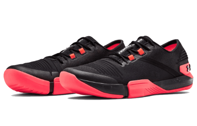 Under Armour Tribase Comfortable Versatile Cushioning Low-Top Training Shoes Unisex Black Pink 5