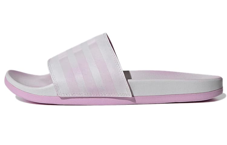 Adidas Adilette Comfort Slides 'Grey Clear Lilac' Women's
