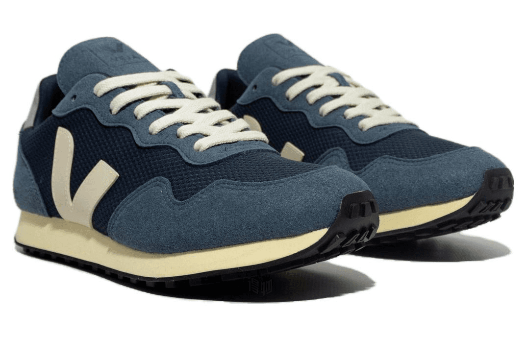 VEJA SDU Round Toe Lace-Up Comfort Low-Top Casual Sneakers Unisex Blue 4