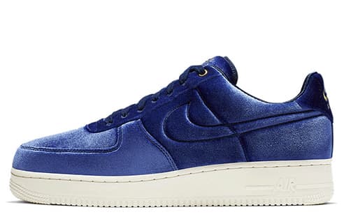 Nike Air Force 1 Low Premium 3 Velour Blue Void