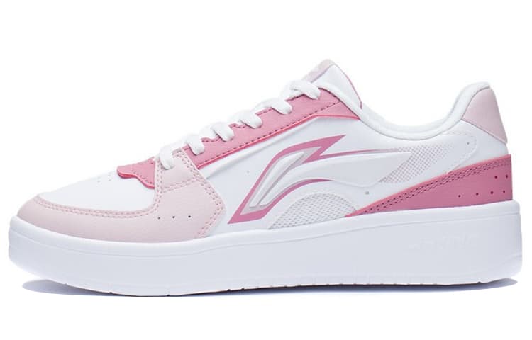 LINING Xinghe Skateboard Shoes Women's Low-Top Soft Sand Pink