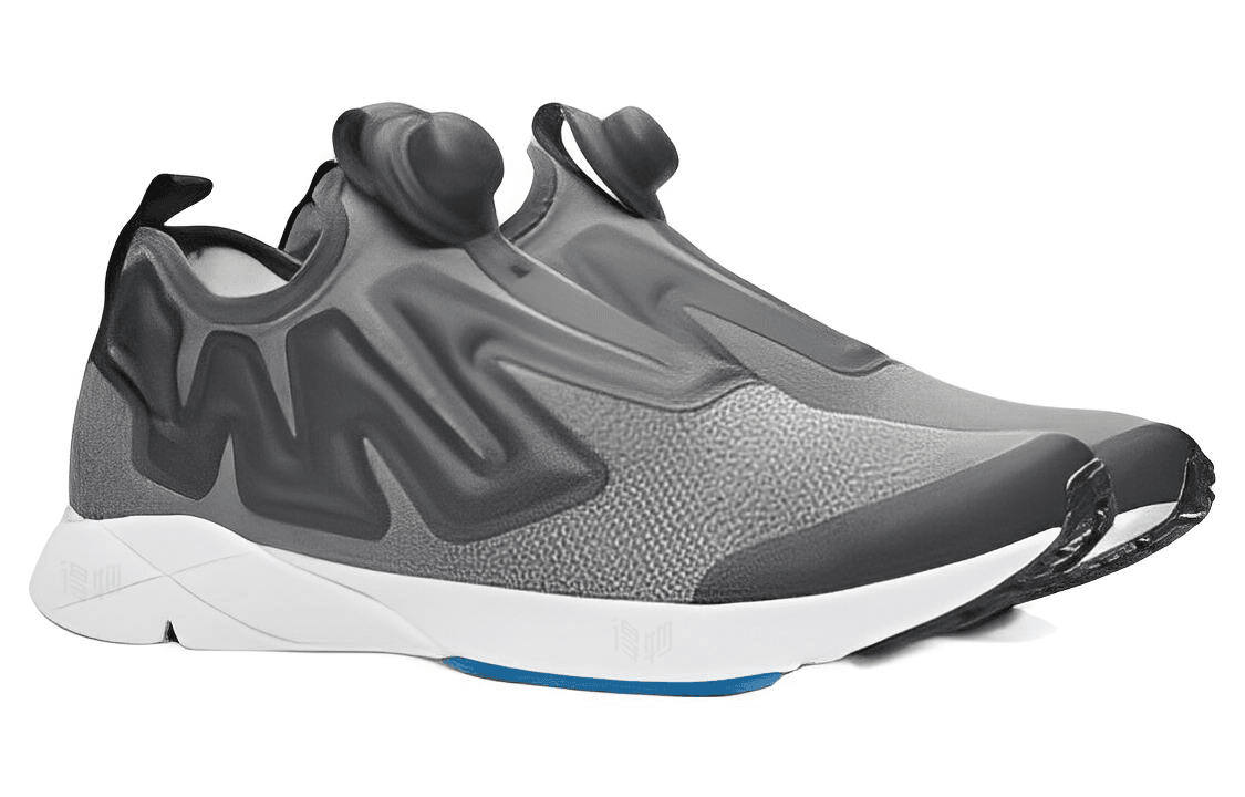 Reebok Pump Supreme Hoodie Coal Comfort Versatile Trendy Low-Top Running Shoes Unisex Grey Black 5
