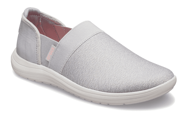 Crocs Reviva Comfortable Breathable Sports Casual Shoes Women's Light Gray 6