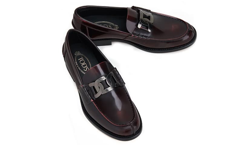 TOD'S Casual Single Shoes Men's Burgundy 5