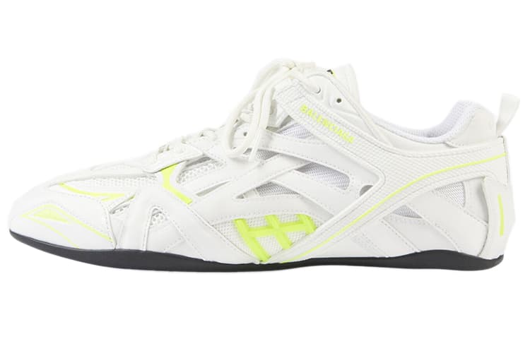Balenciaga Drive Sneaker 'White Fluo Yellow' Women's 2