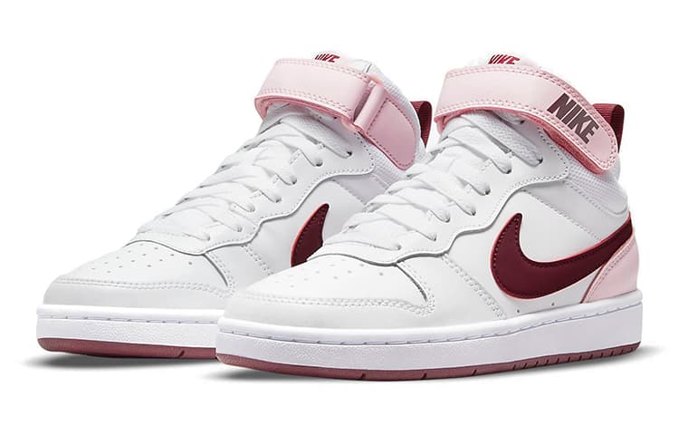Nike Court Borough Mid 2 White Pink Foam GS 5