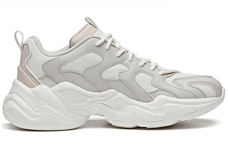 Anta Full Slam Low-Top Trendy Dad Shoes Women's White Gray 3