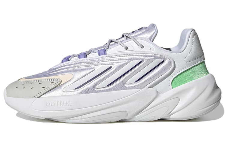 Adidas Originals Ozelia Cloud White Dark Purple Beam Green Women's