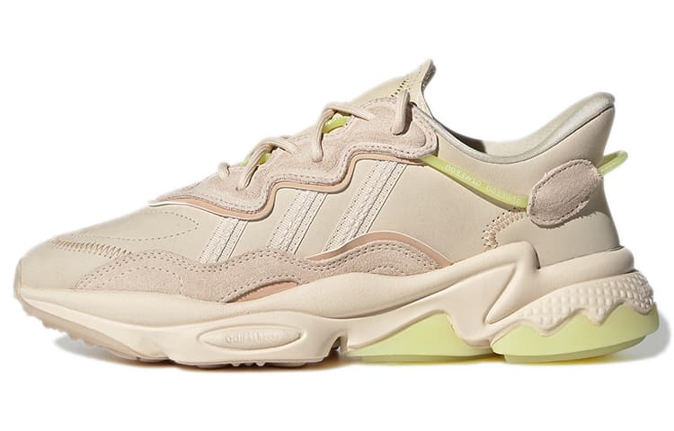 Adidas Originals Ozweego Running Shoes Beige Women's 6