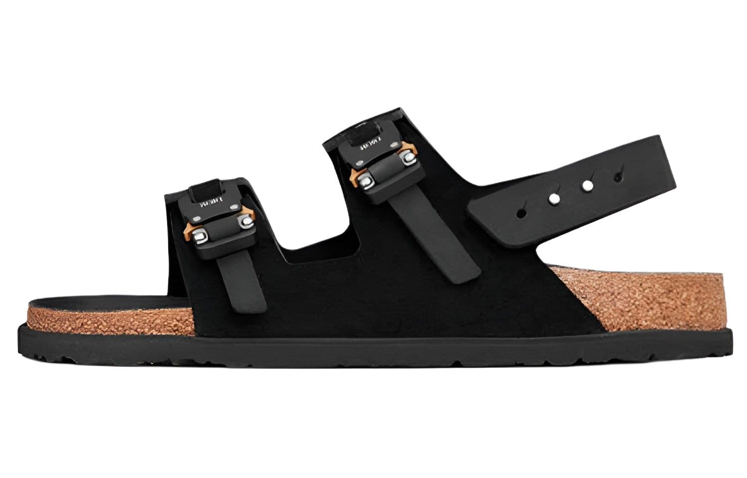 Birkenstock x DIOR Milano Leather Comfortable Fashion Slide Sandals Men's Black