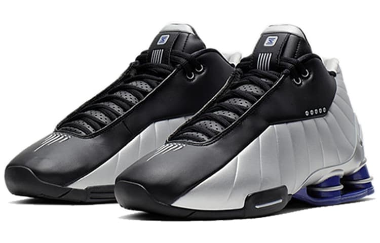 Nike Shox BB4 Black Silver Lapis 6