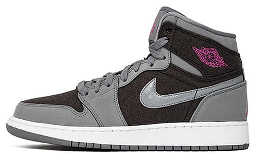Jordan 1 Retro High GS Cool Grey Vivid Pink