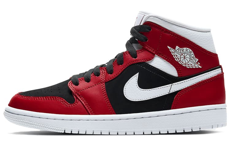 JORDAN 1 Mid Gym Red Black Women's