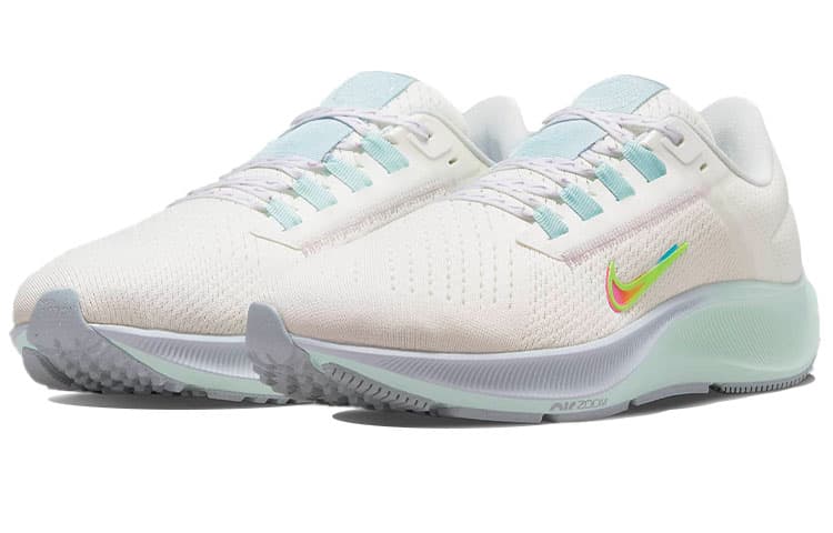 Nike Air Zoom Pegasus 38 Premium Summit White Aura Volt Women's 5