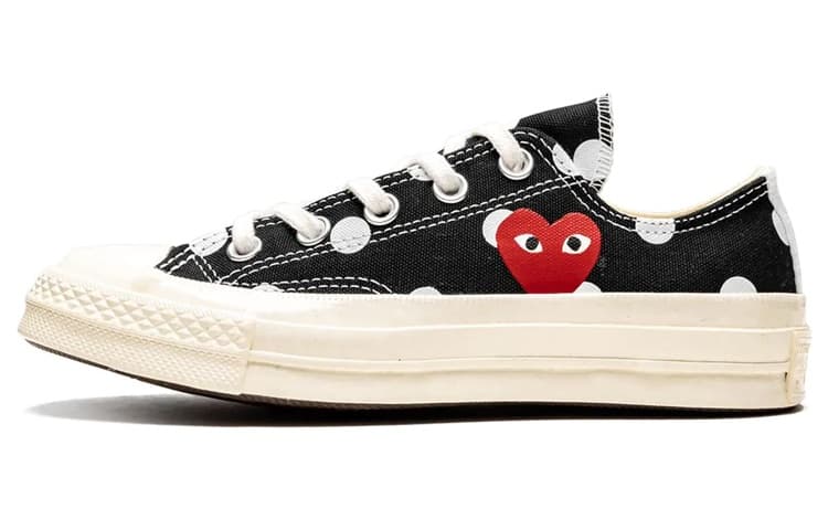 Converse Chuck Taylor All Star 70 Ox Comme Des Garcons Play Polka Dot Black 2