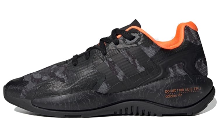 Adidas Originals Zx Alkyne Shoes 'Black Gray Orange' 2