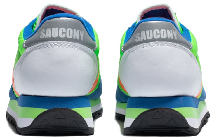 Saucony Jazz Triple Non-slip Lightweight Low-Top Running Shoes Men's Green Blue 6