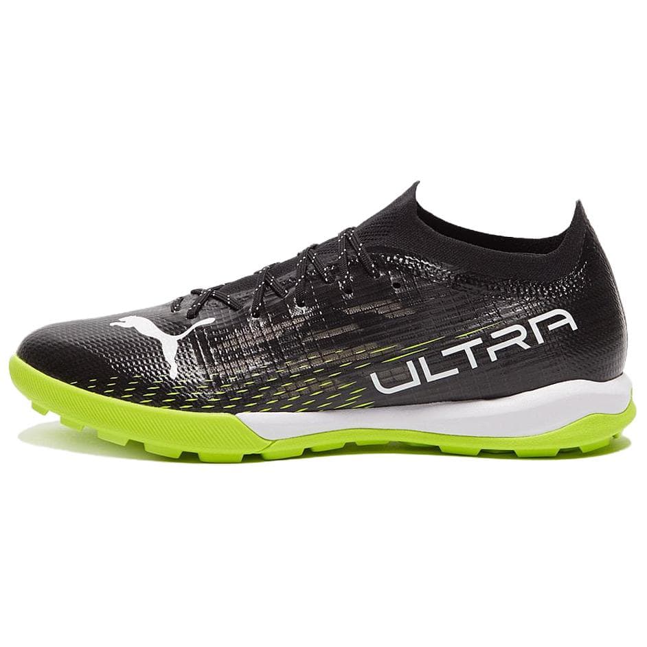 PUMA Ultra 1.3 Soccer Shoes Men Low-Top Black Green White