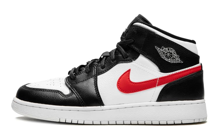Jordan 1 Retro Mid GS Multi-Color Swoosh