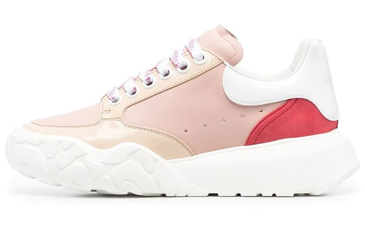 Alexander McQueen Court Trainer Slip-Resistant Sports Casual Shoes Women's Multicolor