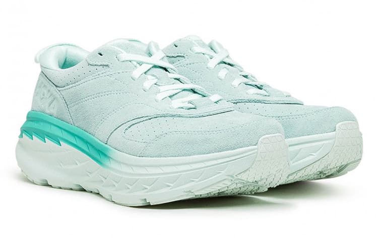 HOKA ONE ONE Bondi L Suede Blue Glass All Gender 6