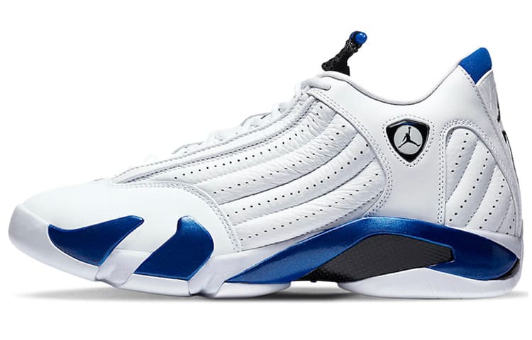 JORDAN 14 Retro White Hyper Royal 2