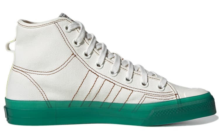Adidas Originals Nizza Hi Rf 'White Green' 3