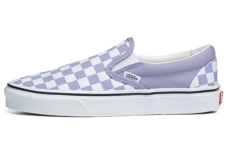 Vans Classic Slip On 'Checkerboard   Purple Heather' 2