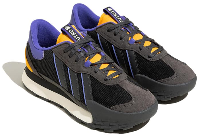 adidas neo Futro Mixr Black Yellow Purple 6