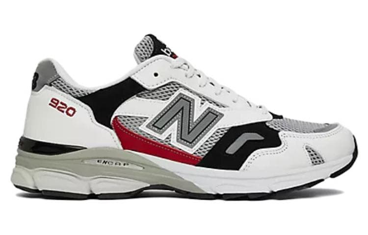New Balance 920 MiUK 40th Anniversary White Grey Red 3