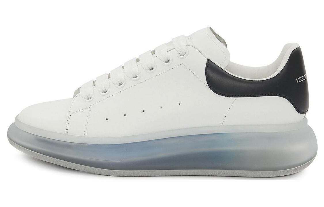 Alexander McQueen Oversized Clear Sole White Navy Blue