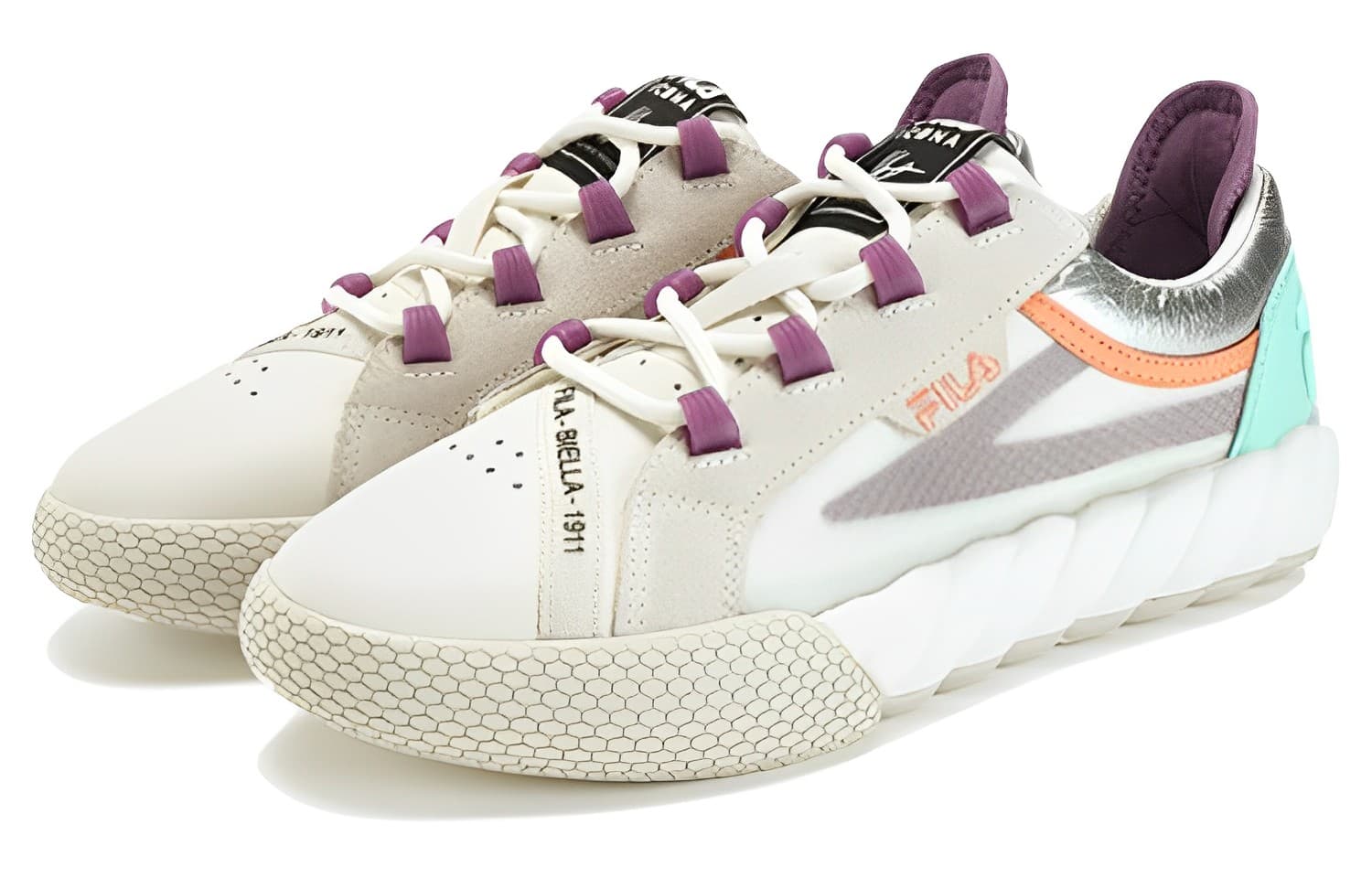 FILA CAMPO Anti-Slip Wear-Resistant Low-Top Skateboard Shoes Women's Ecru 6