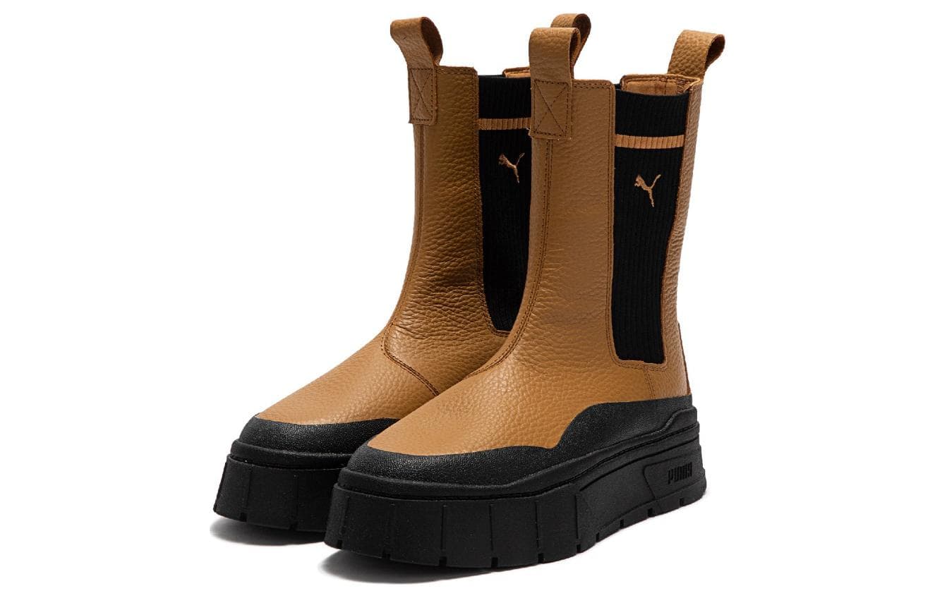 PUMA Mayze Stack Chelsea Boot 'Desert Tan' Women's 5