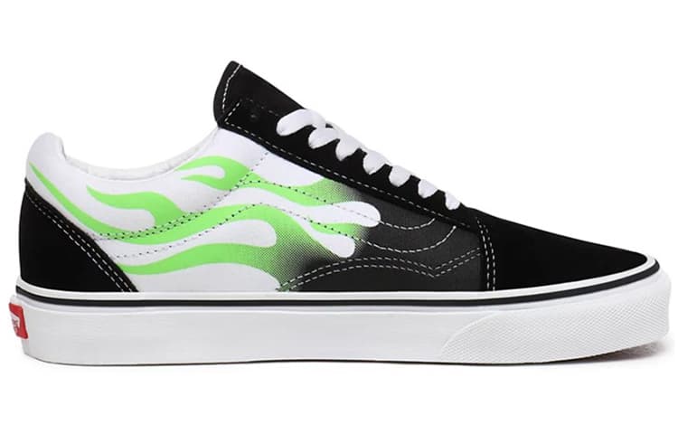 Vans Old Skool Flame Black True White 4