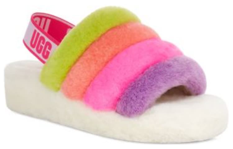 UGG FLUFF YEAH One-Strap Sandals Women's 6