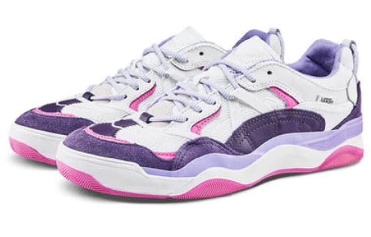 Vans Varix Wc Retro Low Top Skate Shoes Unisex Purple Pink White 3