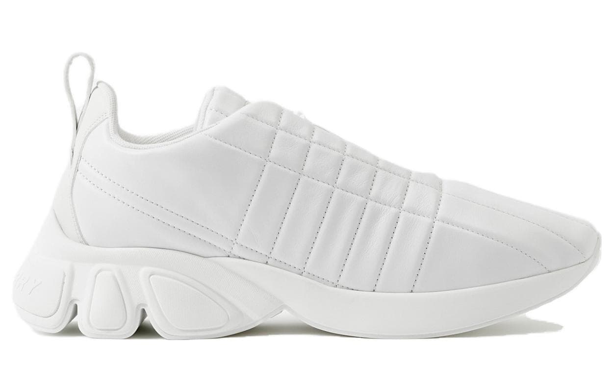 Burberry Classic Low-Top Casual Shoes Men's White 4