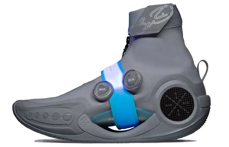LINING WOW 9 Basketball Shoes Men High-Top Gray 2