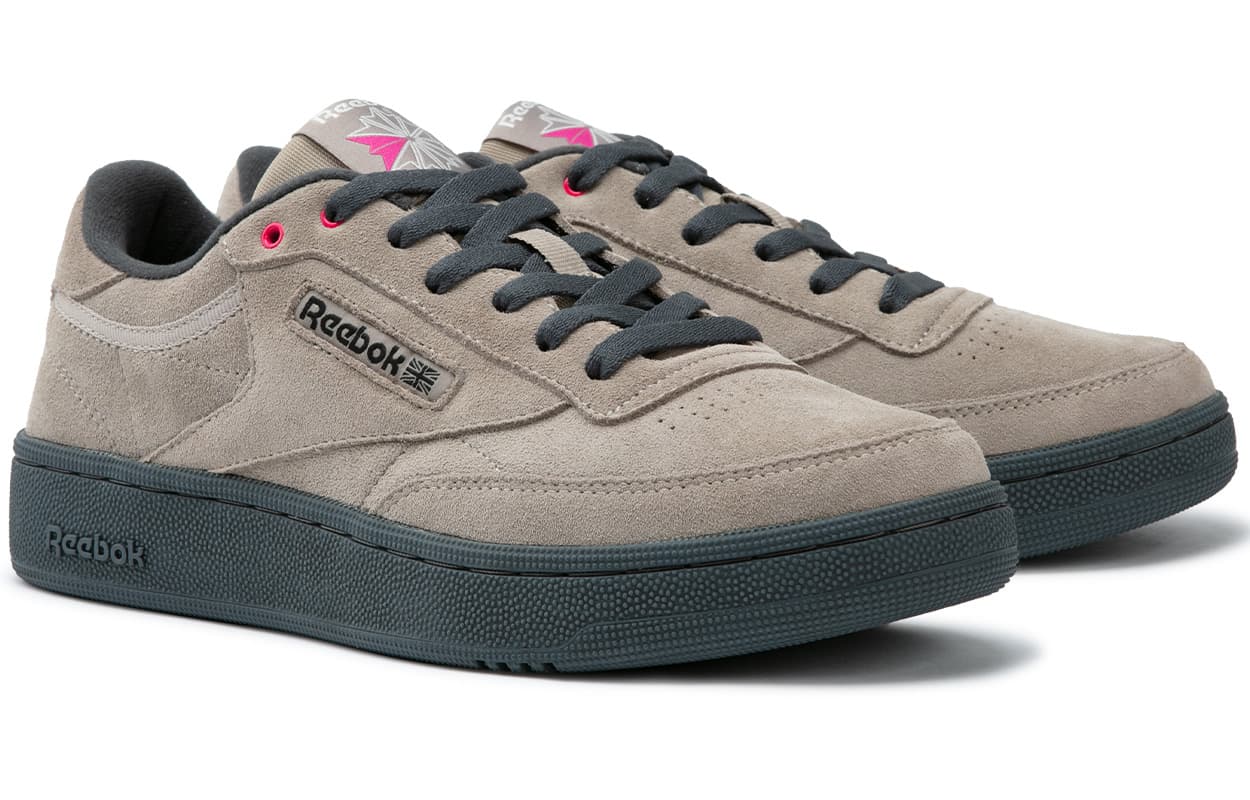 Reebok CLUB C 85 W+ Anti-Slip And Wear-Resistant Height Increasing Low-Top Skateboard Shoes Unisex Khaki 4