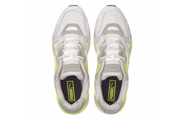 PUMA Mirage Mox White Running Shoes Grey 'White Light Gray' 5
