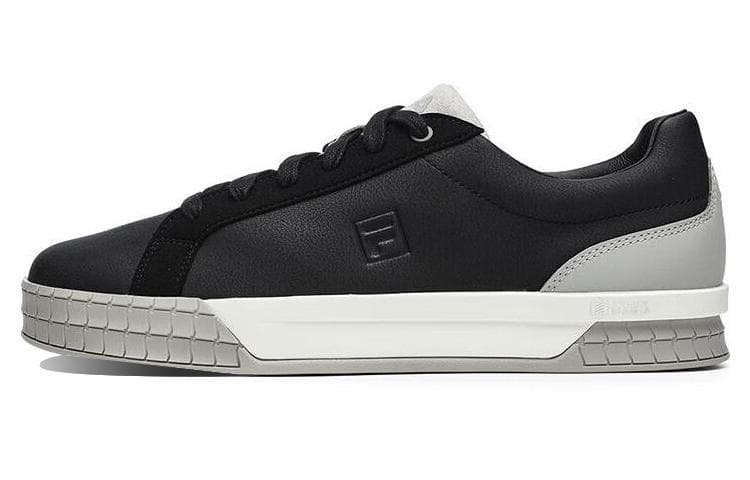 FILA ACE Anti-Slip Wear-Resistant Low-Top Modern Skateboard Shoes Black