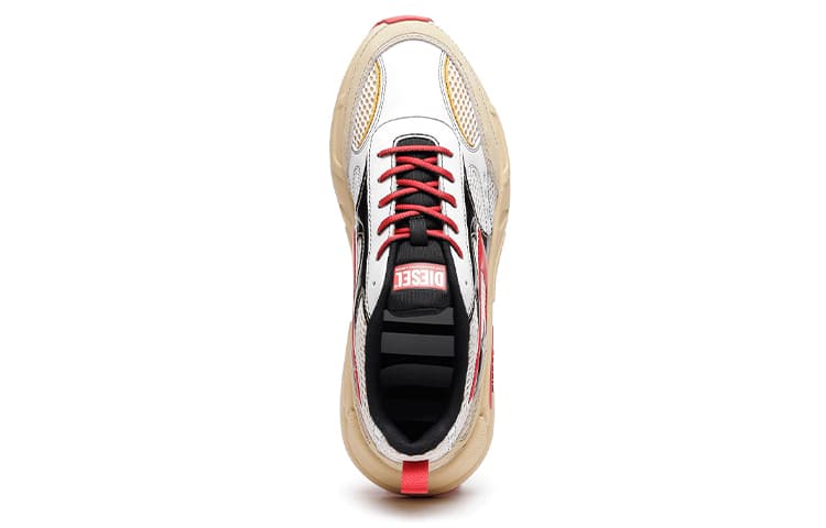 DIESEL Low-Top Sports Lifestyle Casual Shoes Men's Ecru 5