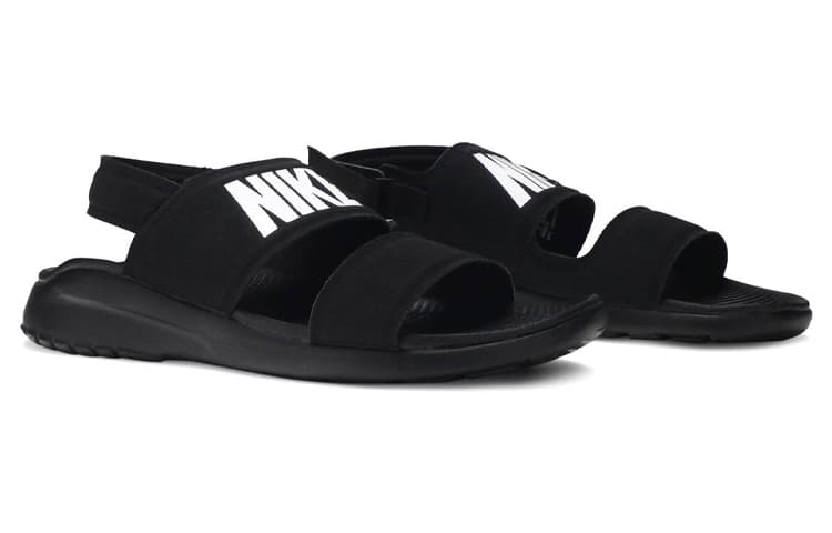 Nike Tanjun Sandal 'Black White' Women's 6