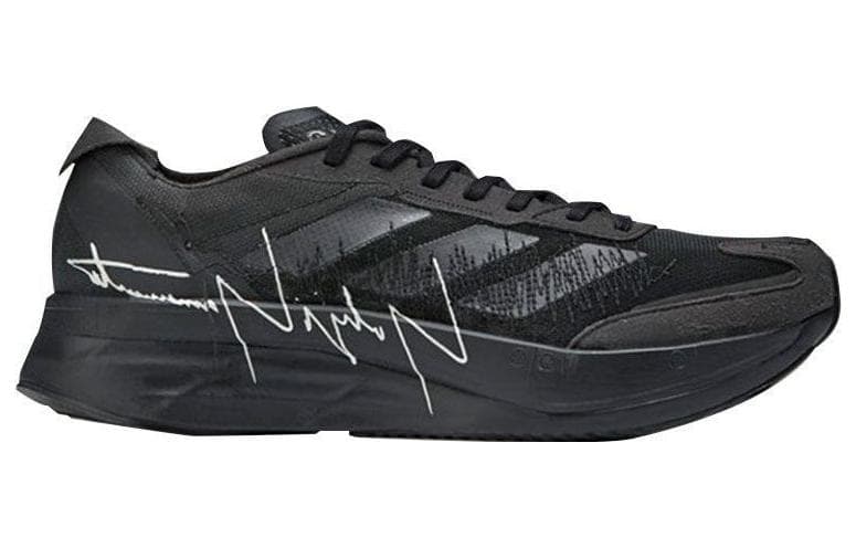 Y 3 AdiZero Boston 11 Black White 4