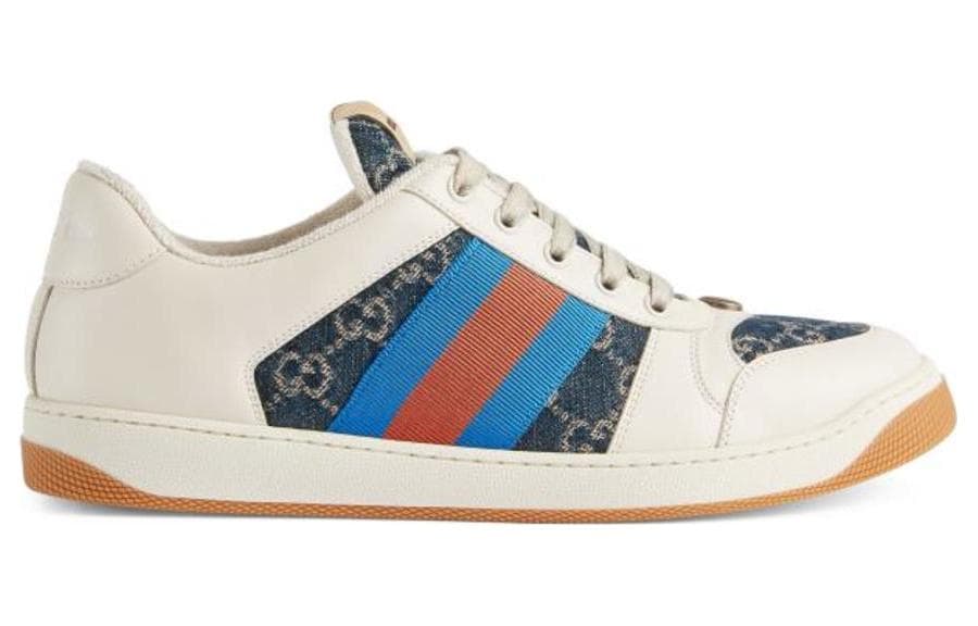 GUCCI Gg Screener 'GG Canvas Denim Ivory' 4